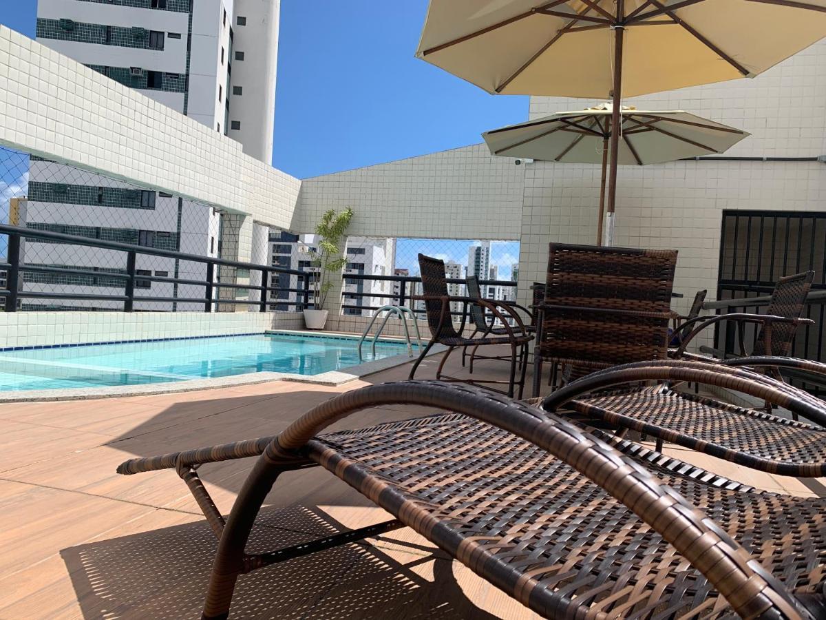 Flat Em Boa Viagem Apartman Recife Kültér fotó